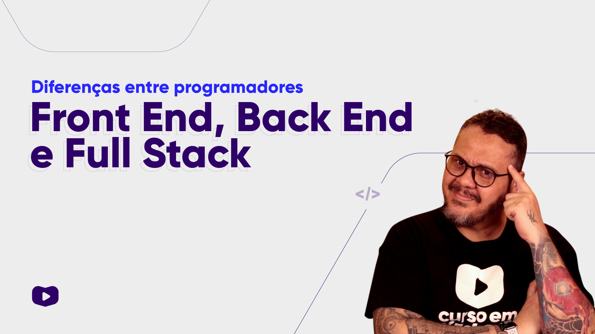 Diferenças entre programadores Front End, Back End e Full Stack