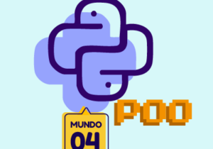 Aprenda POO com Python, o tão pedido Mundo 4 do Curso em Vídeo, com aulas práticas e certificado opcional na plataforma EAD.